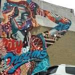 Big City of Dreams mural in Little Italy